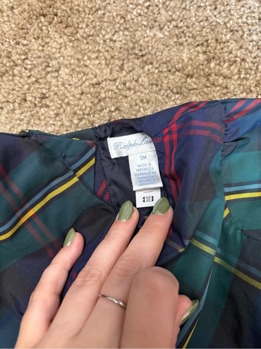 Ralph Lauren classic plaid